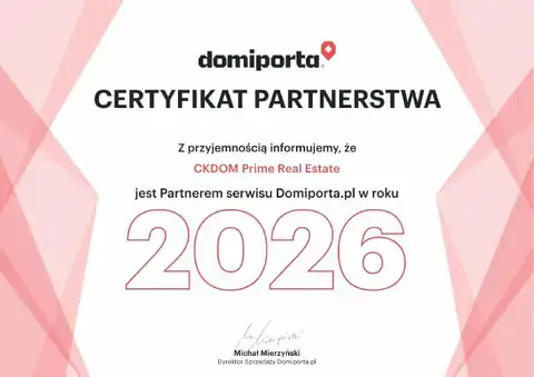 Domiporta.pl – Certyfikat Partnerstwa 2026