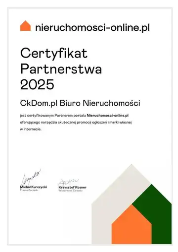 Nieruchomosci-online.pl – Certyfikowany Partner 2025